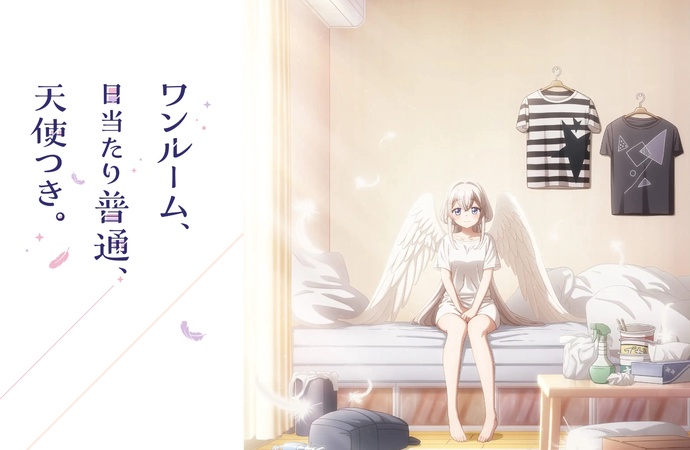 원룸, 햇볕 보통, 천사 딸림. BD